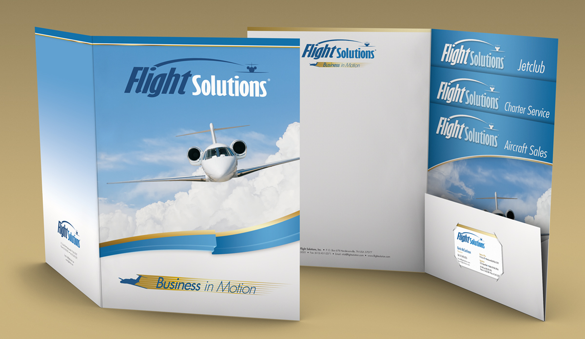 Pocket Folder Sales Set Nashville Graphic Design