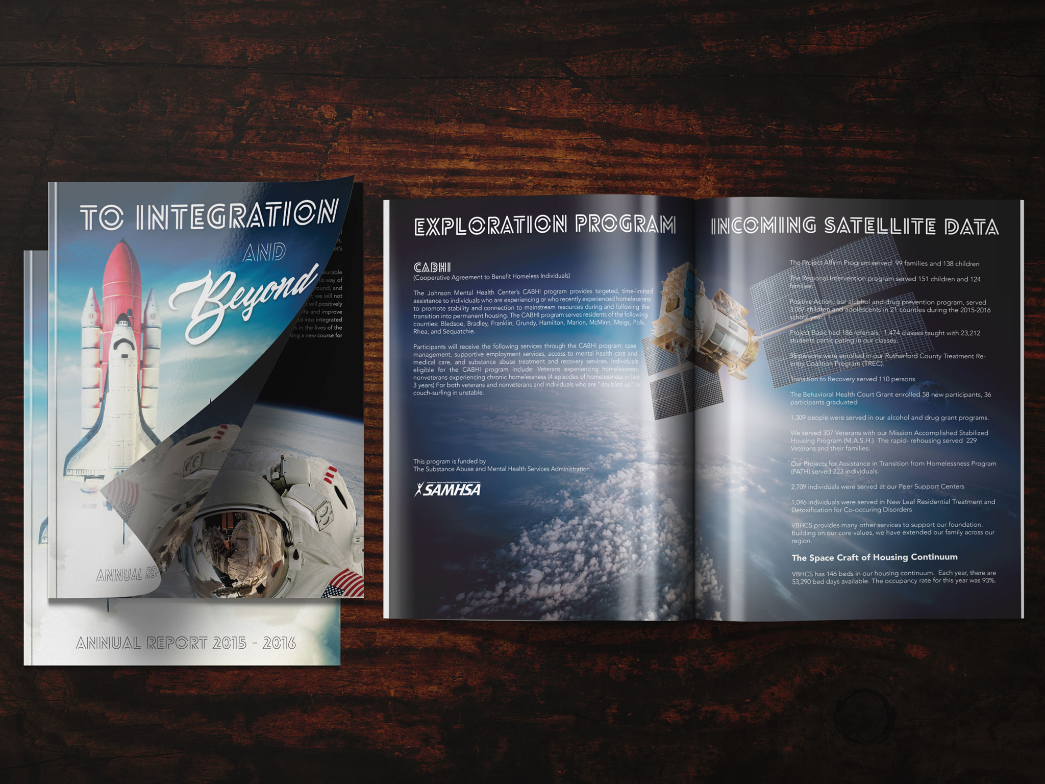 VBH Annual Report Graphic Design   His Image Design Nashville Tennessee