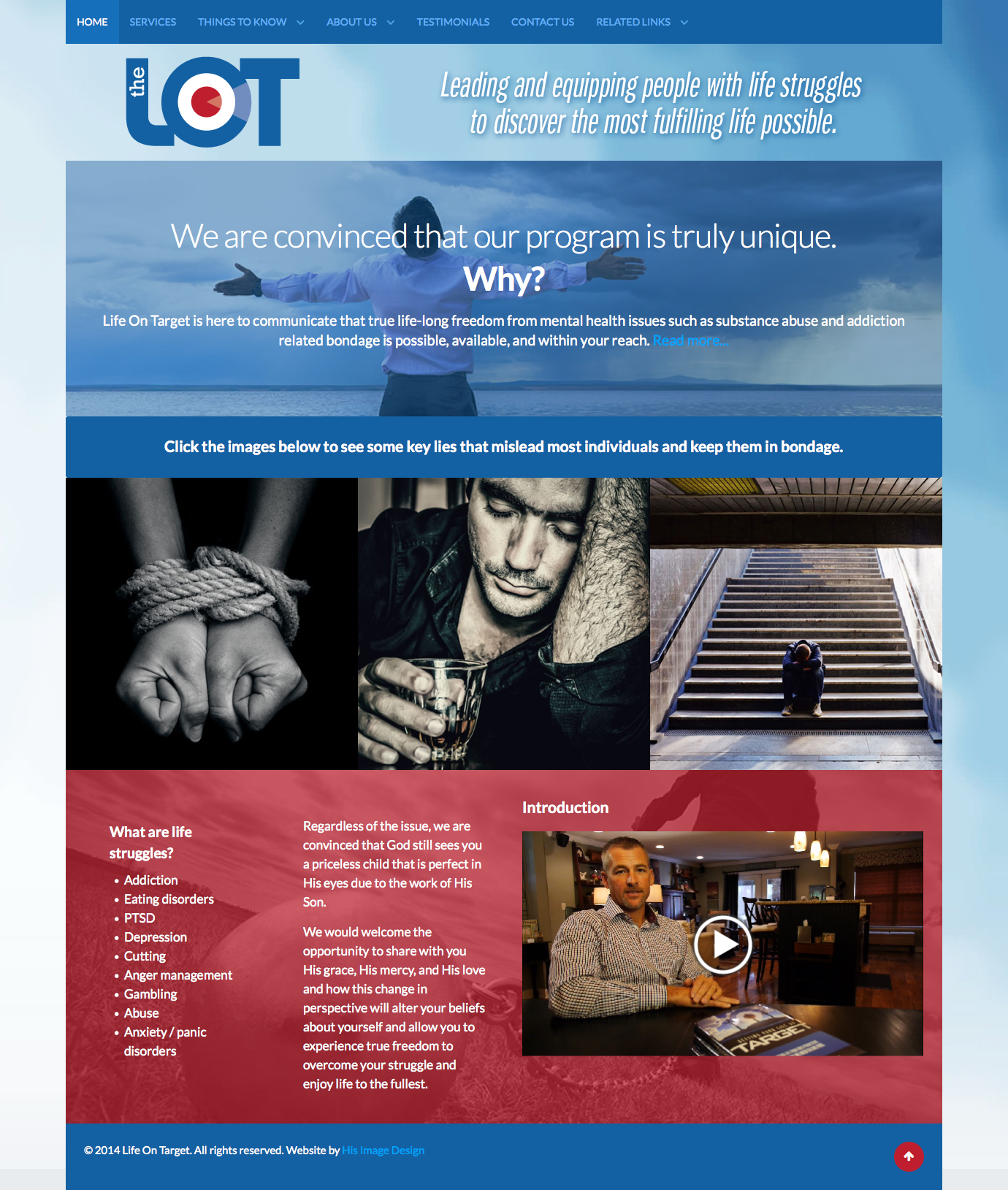 The Lot Website Design